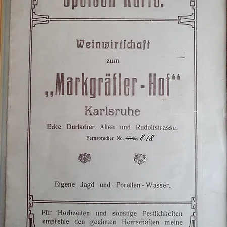 Hotel Markgraefler Hof Karlsruhe